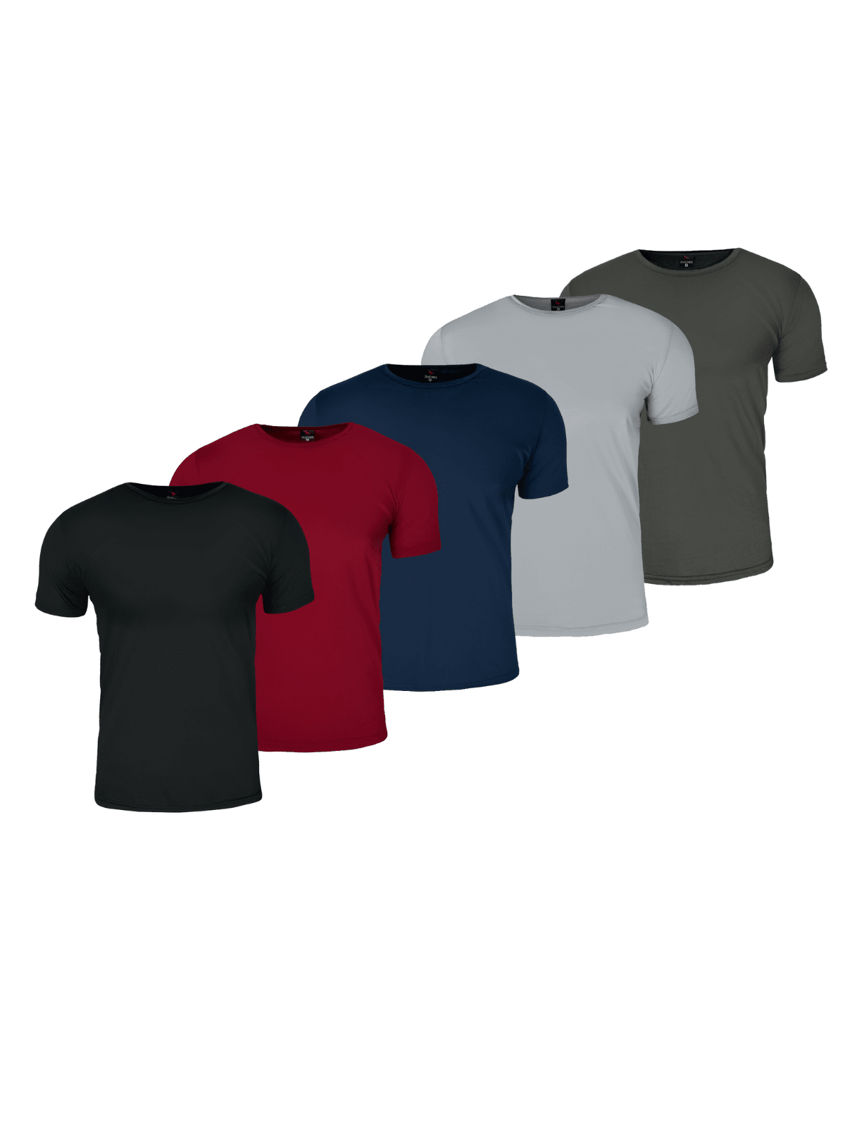 Kit 5 Camisas Masculina Lisas Algodão 100% Confortável Academia