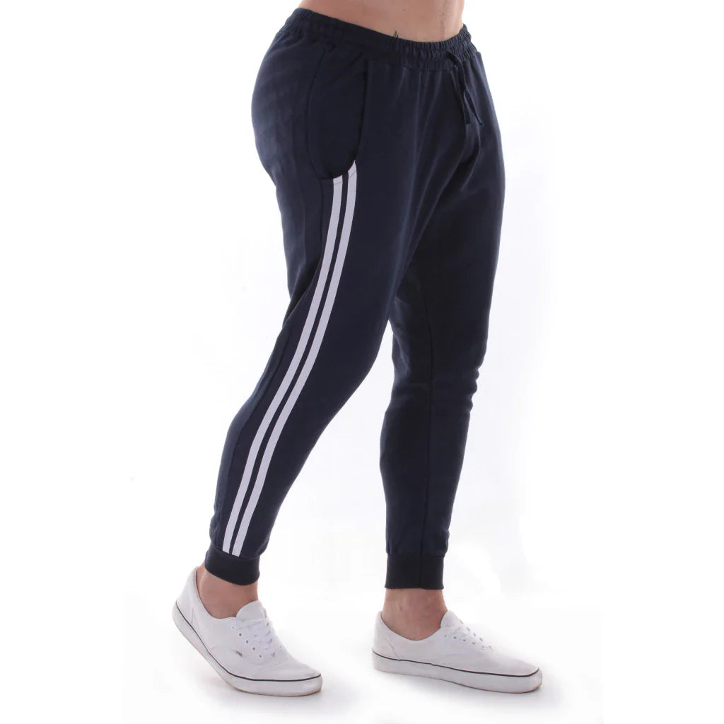 Calça Jogger  Moletom Treino Academia Corrida Skynner Slim Fit