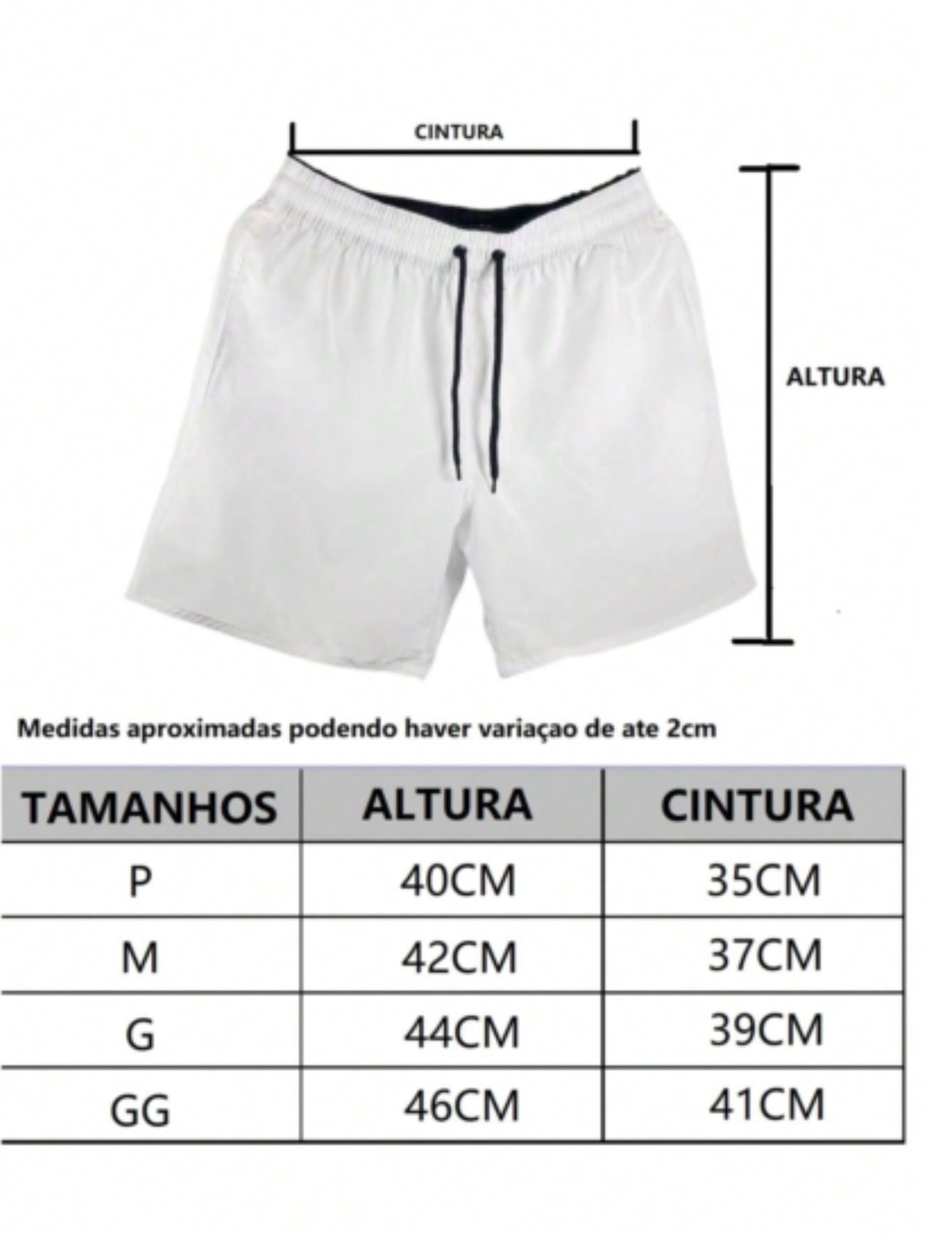 Kit com 3 Shorts Masculino Academia