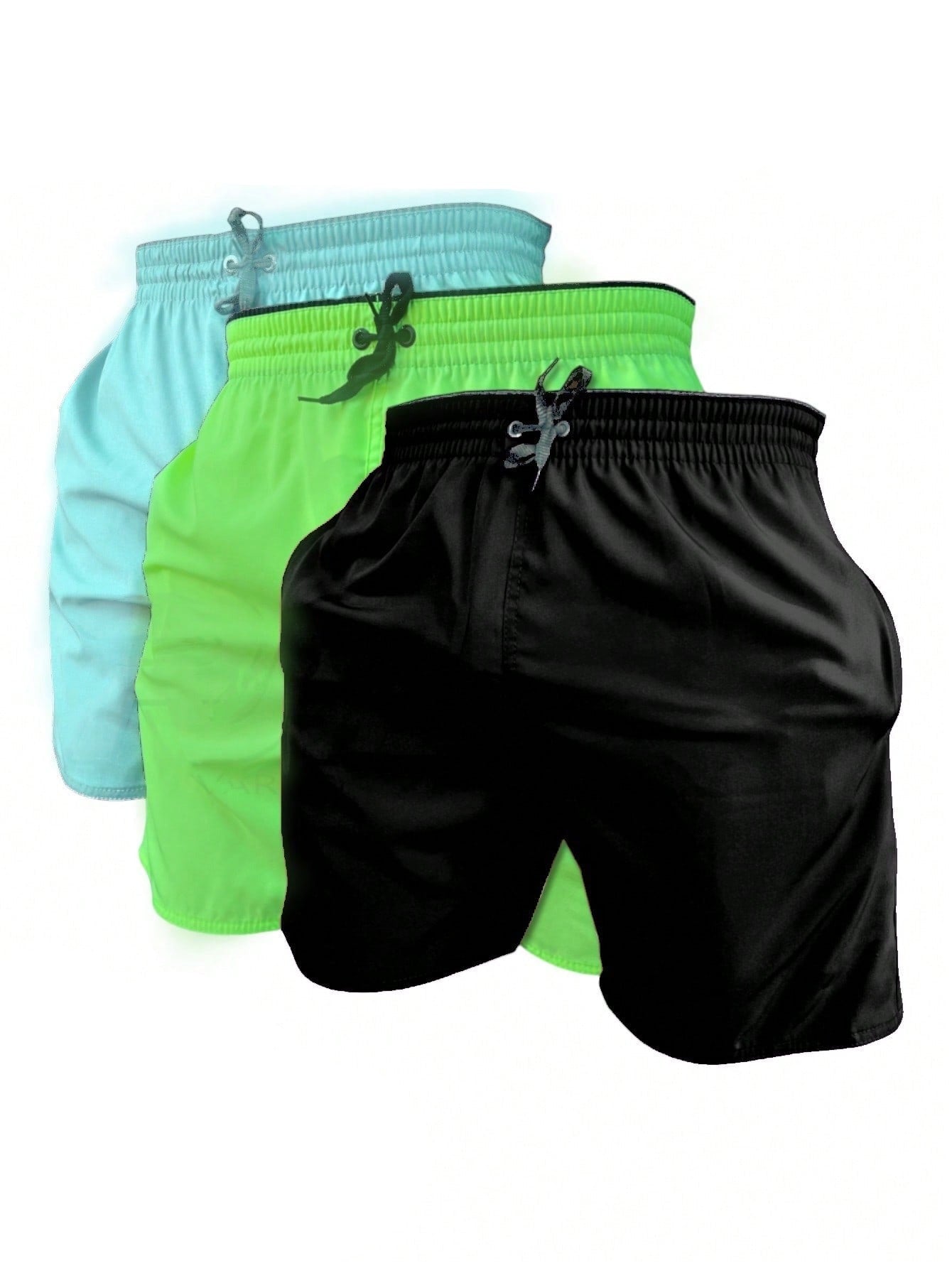 Kit com 3 Shorts Masculino Academia